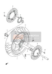 5411110G20019, Velg,Voorwiel, Suzuki, 0